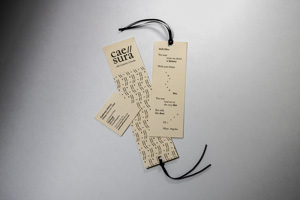 cae//sura business card/bookmark.